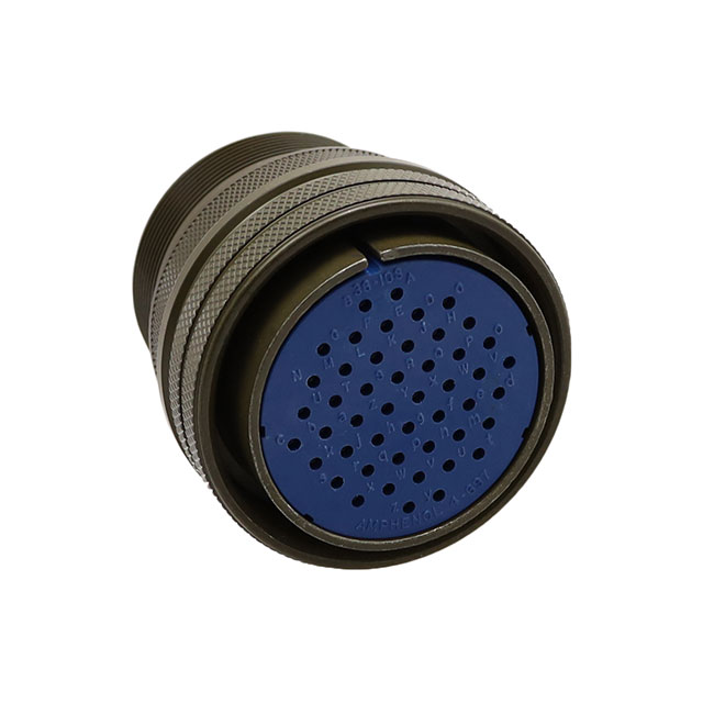 48 Position Circular Connector Plug, Female Sockets Solder Cup