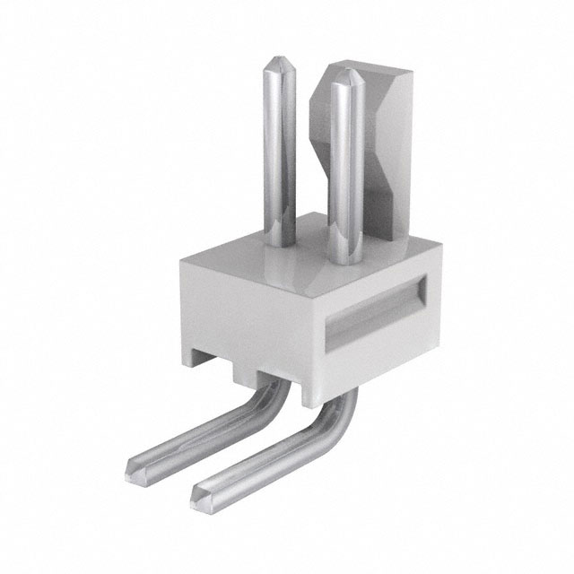 Connector Header Through Hole, Right Angle 2 position 0.100