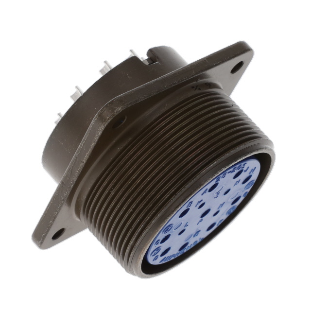 14 Position Circular Connector Receptacle, Female Sockets Solder Cup