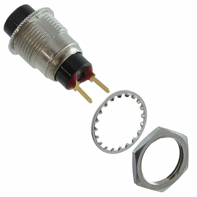 Pushbutton Switch SPST-NO Standard Panel Mount, Front