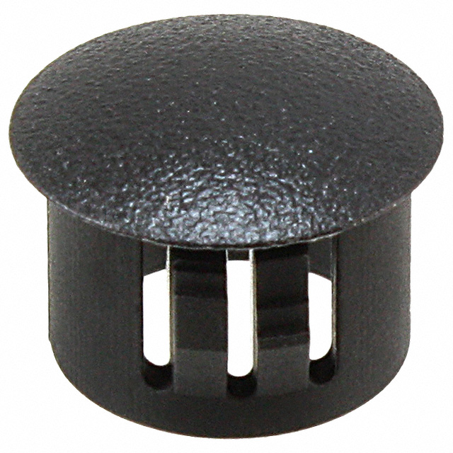 Hole Plug 0.500 (12.70mm) 1/2 Nylon Black