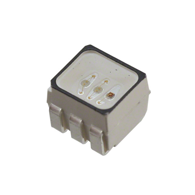 Red, Green, Blue (RGB) 621nm Red, 528nm Green, 470nm Blue LED Indication - Discrete 2.1V Red, 3.2V Green, 3.2V Blue 6-SMD, J-Lead