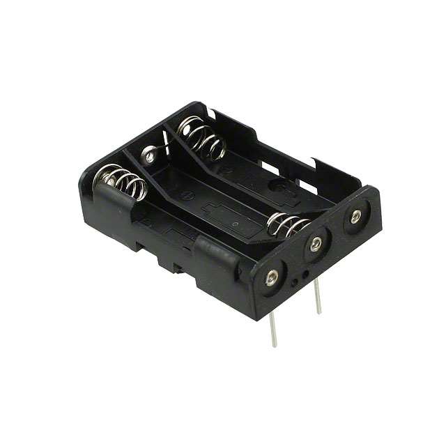 Battery Holder (Open) AAA 3 Cell PC Pin