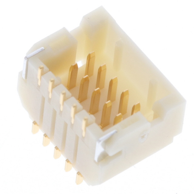 Connector Header Surface Mount, Right Angle 10 position 0.039