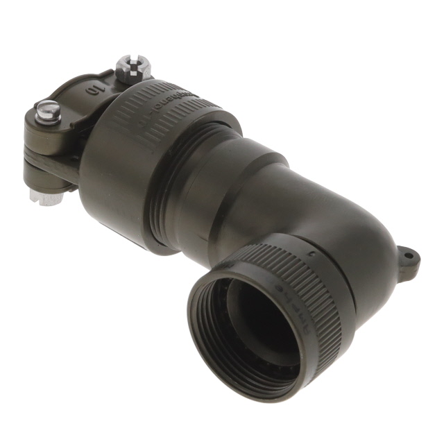 Olive Drab Connector Backshell, Cable Clamp 12, 14