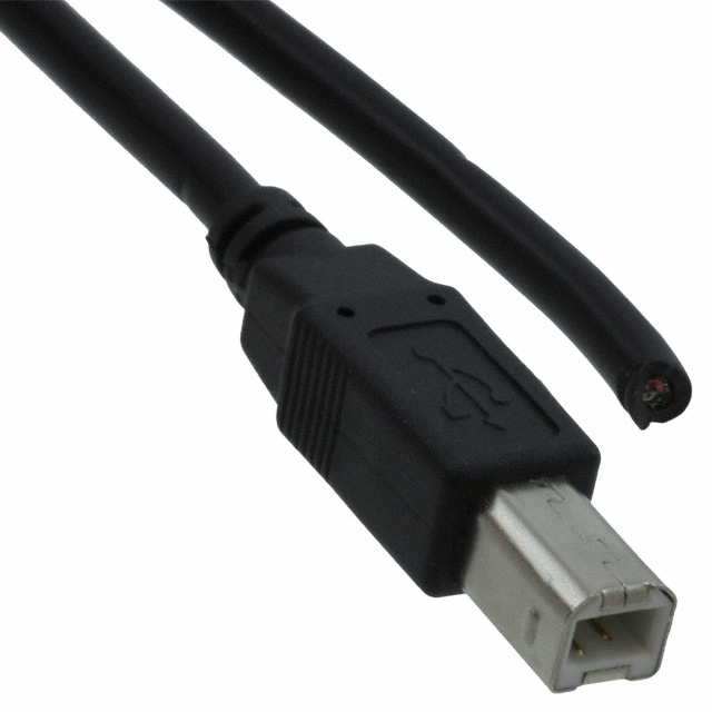 디바이스마트,케이블/전선 > USB 케이블 > USB 케이블(미분류),,102-1043-BL-00100,CABLE USB B MALE-OPEN END 1M BLK / Digi-Key Part Number : 1175-1413-ND