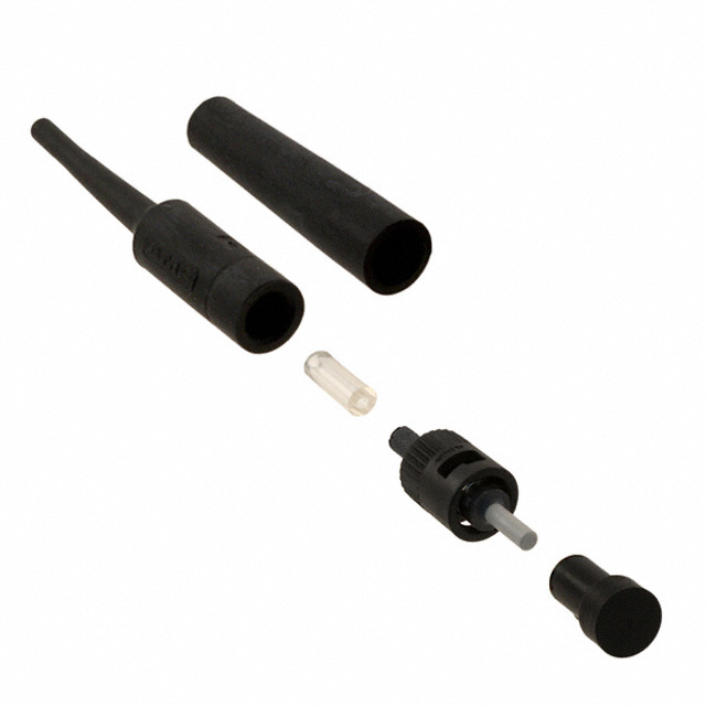 Fiber Optic Plug Connector ST Simplex 125μm Black