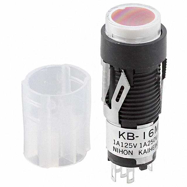 Pushbutton Switch SPDT Standard, Illuminated Panel Mount, Snap-In