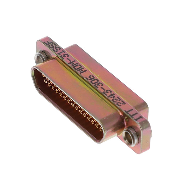 31 Position D-Type, Micro-D Receptacle, Female Sockets Connector