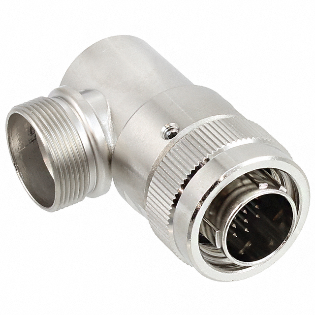 20 Position Circular Connector Plug, Male Pins Solder Cup