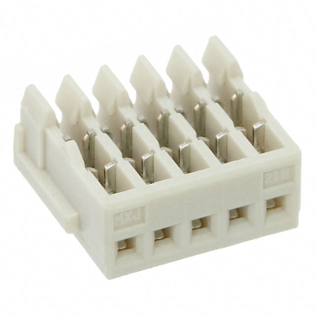 5 Position Rectangular Receptacle Connector IDC Tin 26-28 AWG