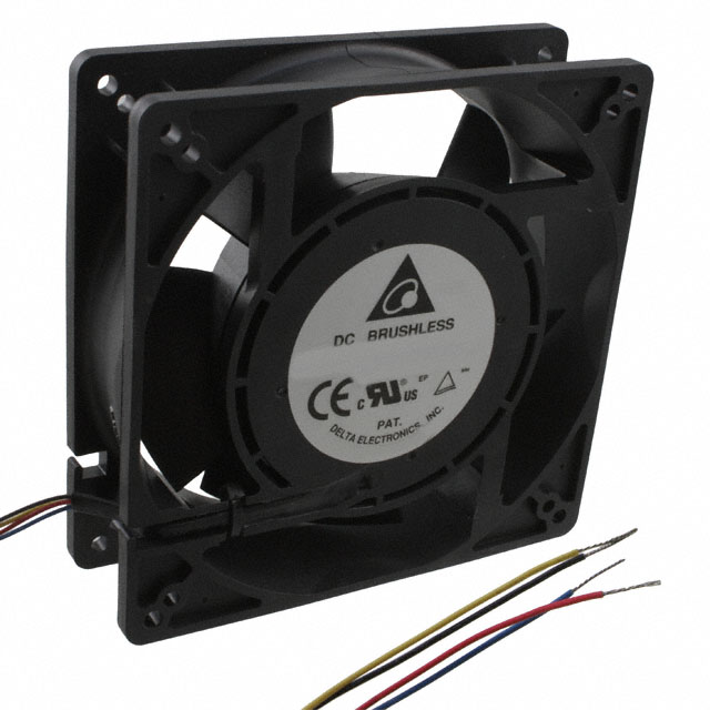 Fan Tubeaxial 48VDC Square - 127mm L x 127mm H Ball 160.0 CFM (4.48m3/min) 4 Wire Leads