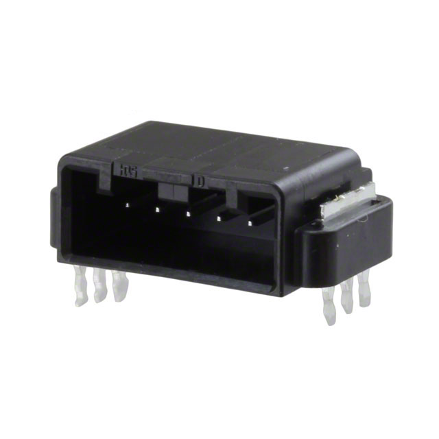 Connector Header Surface Mount, Right Angle 6 position 0.079