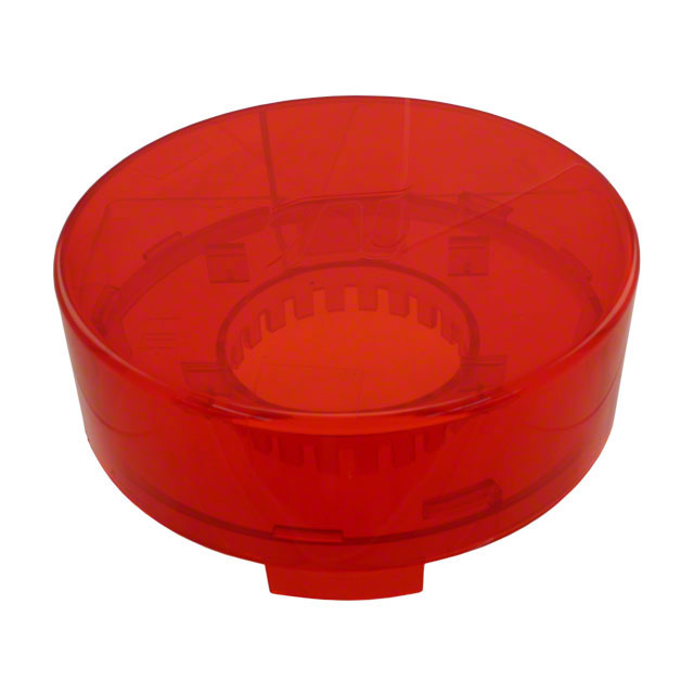 Case Plastic, ABS Translucent - Red Cover Included 6.346