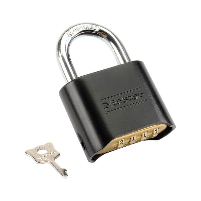 Black Die Cast, Steel Padlock