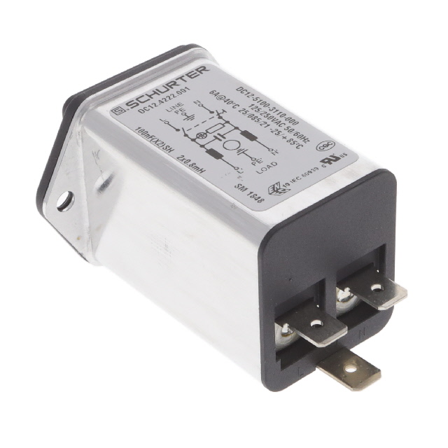 image of Power Entry Connectors - Inlets, Outlets, Modules>DC12.4222.001
