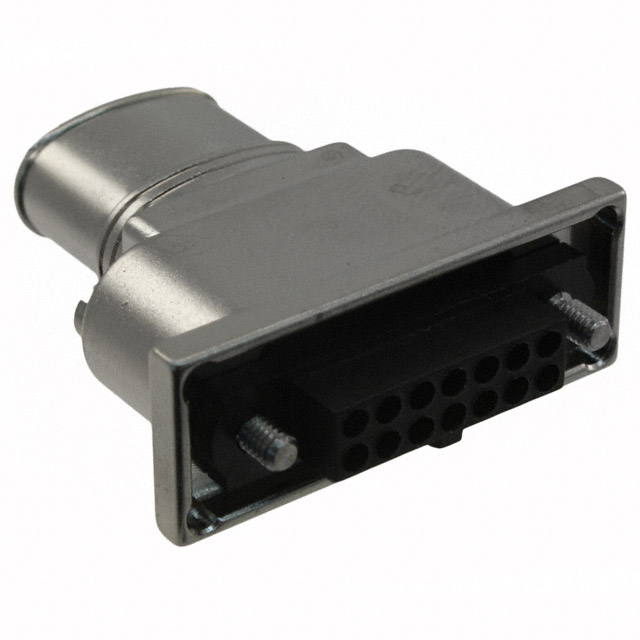 14 Position Rectangular Receptacle Connector Crimp Gold 24-28 AWG