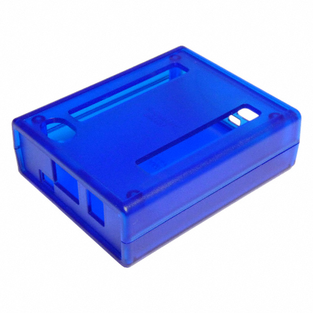 Case Plastic, ABS Translucent - Blue Hand Held, Split Sides and End Panel(s) 3.752
