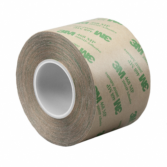 3M™ Adhesive Transfer Tape 468MP, Clear, 12 in x 60 yd, 5 mil - The Binding  Source