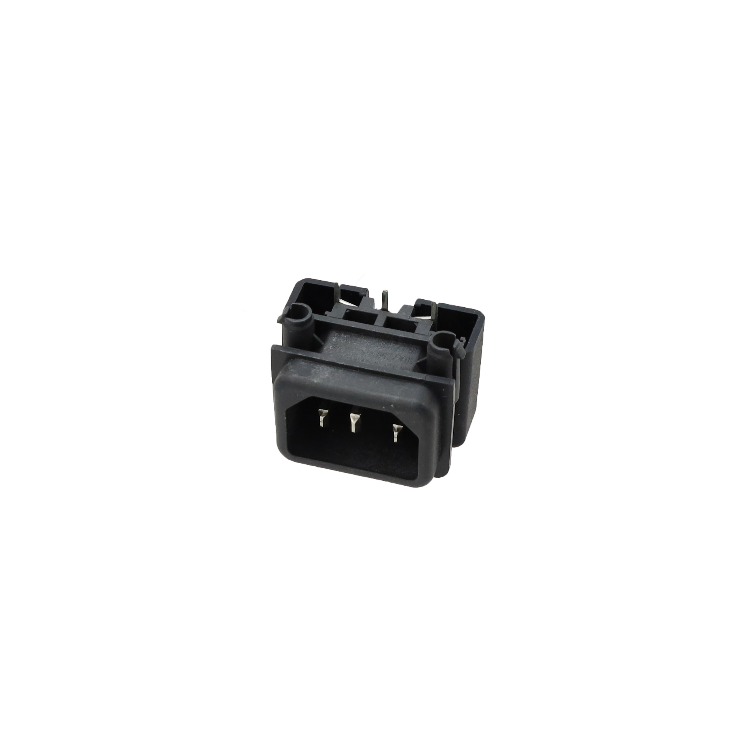 Power Entry Connector Receptacle, Male Blades IEC 320-C14