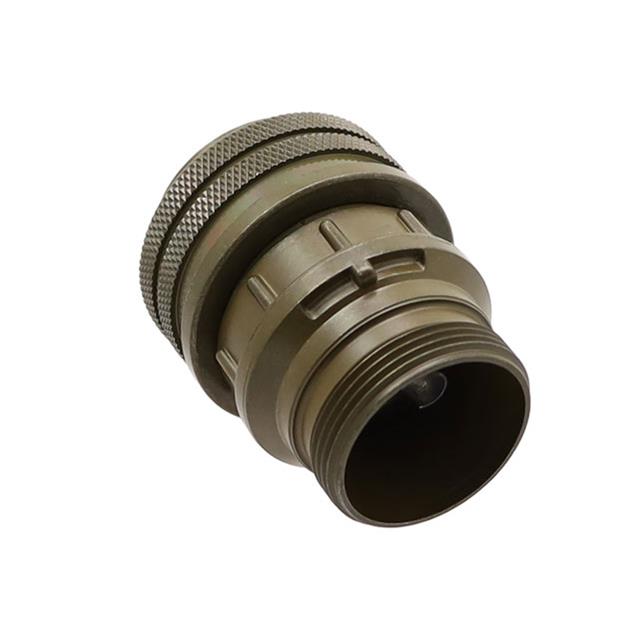 2 Position Circular Connector Plug, Male Pins Solder Cup