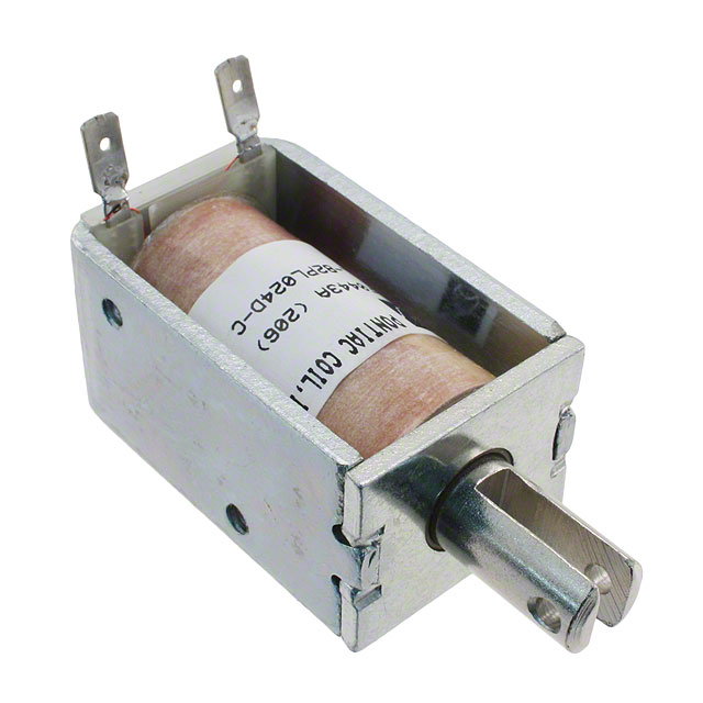 Continuous Duty Solenoid Open Frame (Pull) Type 0.750 (19.05mm) Stroke 24VDC Chassis Mount