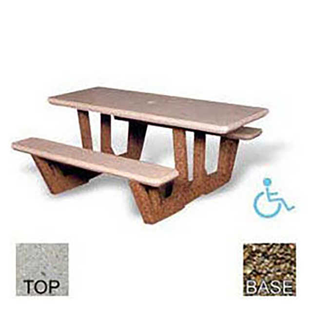 Tan Concrete ADA Table