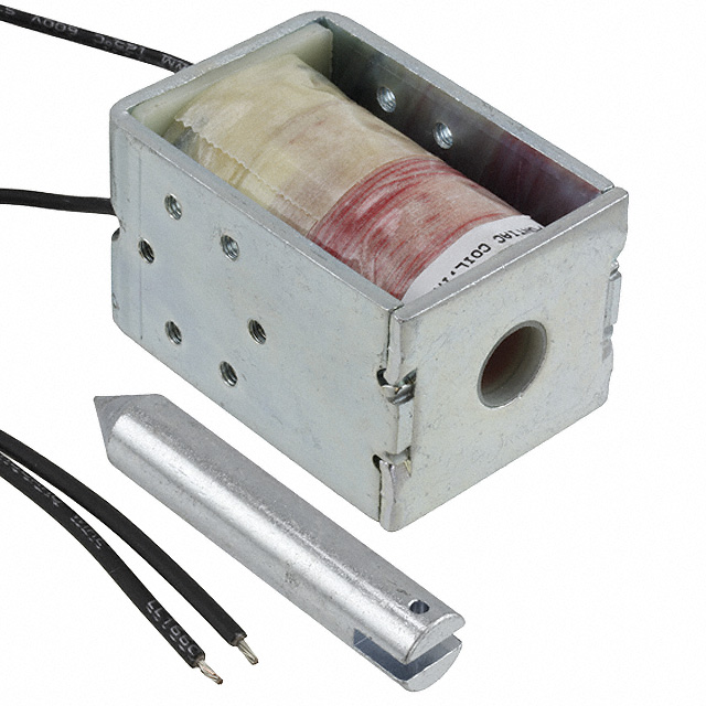 Continuous Duty Solenoid Open Frame (Pull) Type 1.250 (31.75mm) Stroke 24VDC Chassis Mount