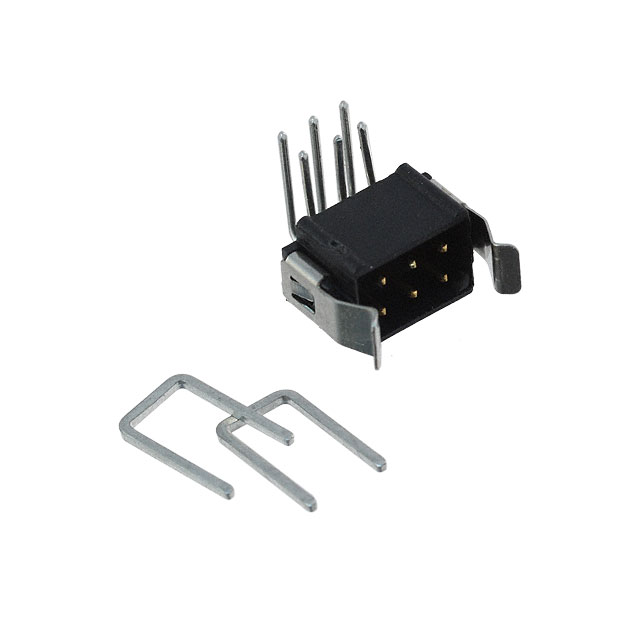 Connector Header Through Hole, Right Angle 6 position 0.079