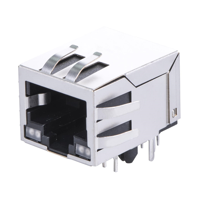 image of Modular Connectors - Jacks With Magnetics>KRG-01P-4-H2N-110