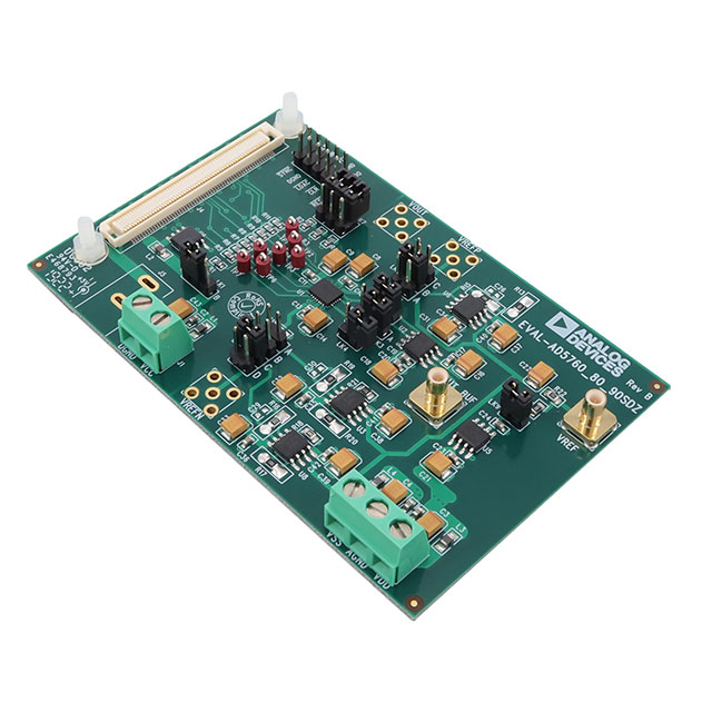 AD5760 16 Bit Samples Per Second Digital to Analog Converter (DAC) Evaluation Board