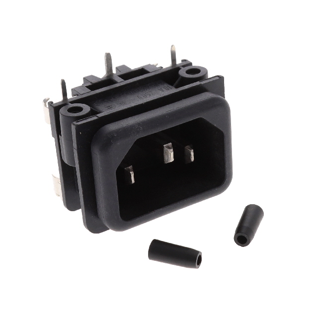 Power Entry Connector Receptacle, Male Blades - Module IEC 320-C14