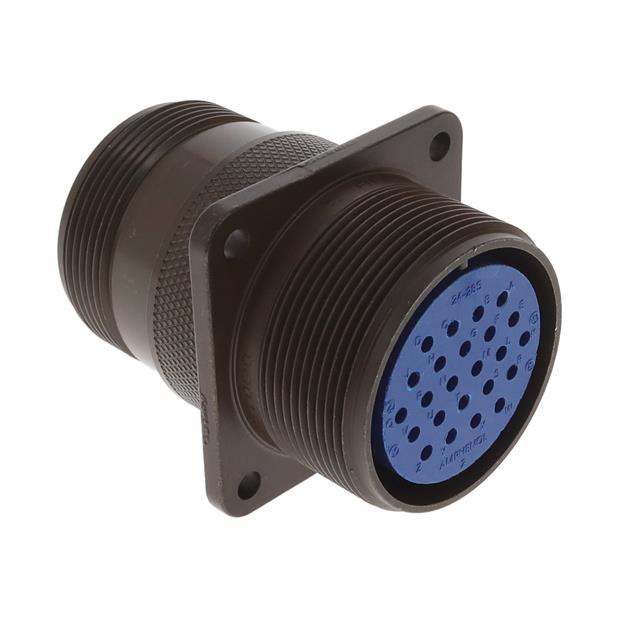 24 Position Circular Connector Receptacle, Female Sockets Solder Cup