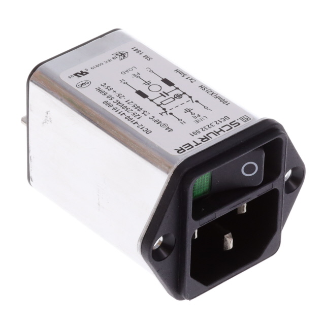 Power Connector Receptacle, Male Pins - Module Panel Mount, Flange