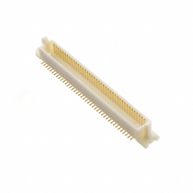 80 Position Connector Header, Outer Shroud Contacts Surface Mount Gold