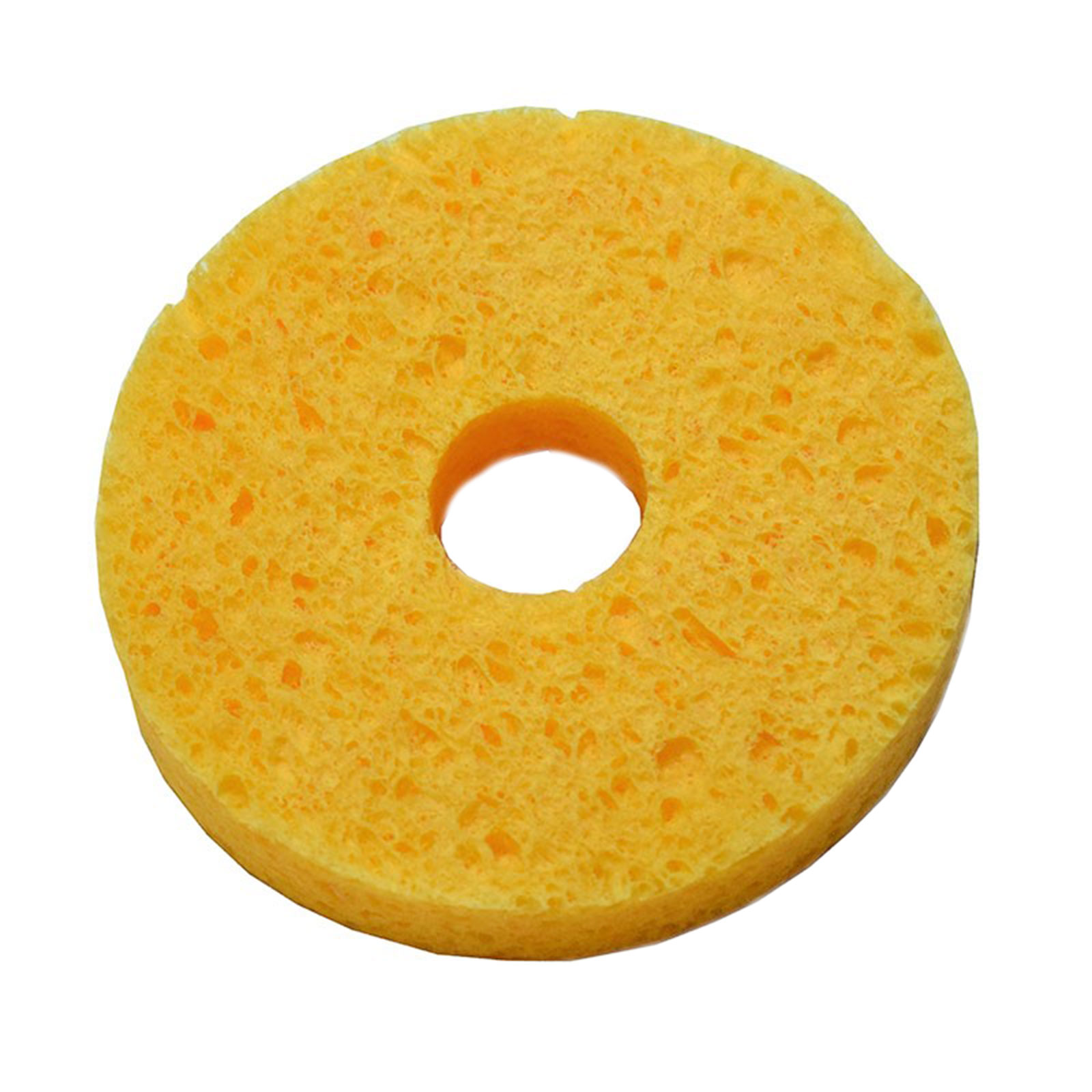 Single Center Hole Solder Sponge For Use With Soldering Irons, Workstands
