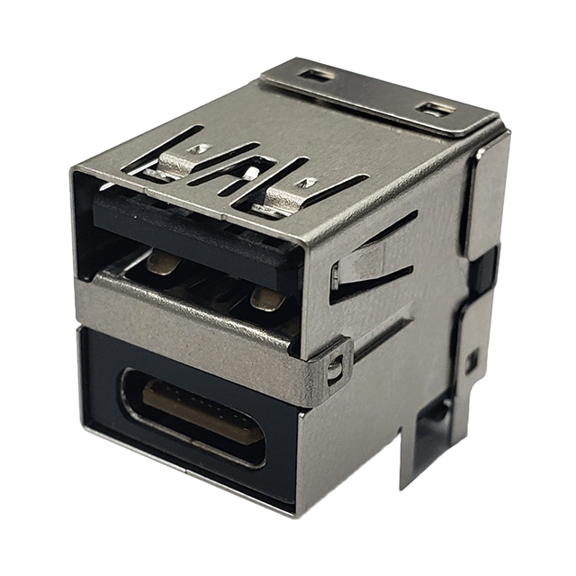 USB-A3-C31-D-RA-CS1 Adam Tech, Connectors, Interconnects