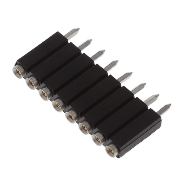 8 Position Elevated Socket Connector 0.100 (2.54mm) Through Hole Gold