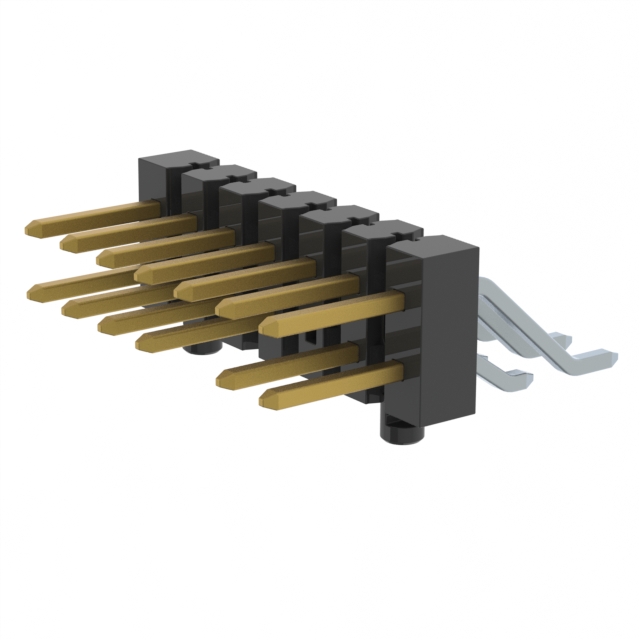 Connector Header Surface Mount, Right Angle 14 position 0.100