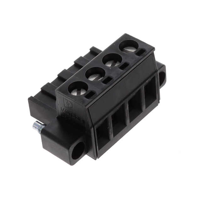 4 Position Terminal Block Plug, Female Sockets 0.200