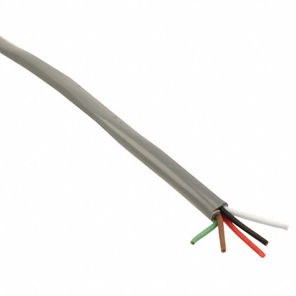 5 Conductor Multi-Conductor Cable Gray 22 AWG 100.0' (30.5m)