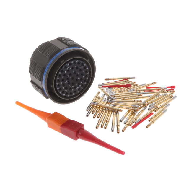 41 Position Circular Connector Plug, Female Sockets Crimp