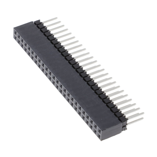 48 Position Elevated Socket Connector 0.100 (2.54mm) Through Hole Gold