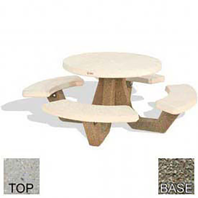 Tan Concrete Standard Table
