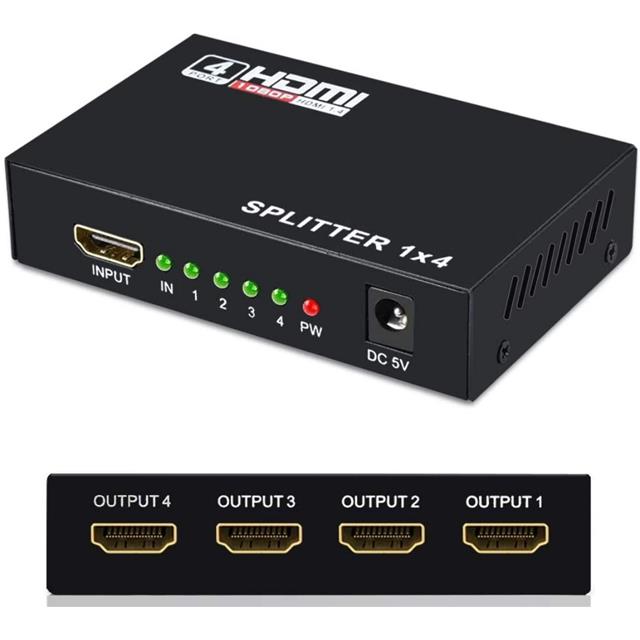 image of USB，DVI，HDMI 连接器 - 适配器>SANOXY-HDMI-SPLT-1X4