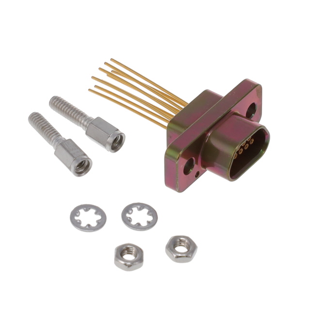 9 Position D-Type, Micro-D Receptacle, Female Sockets Connector