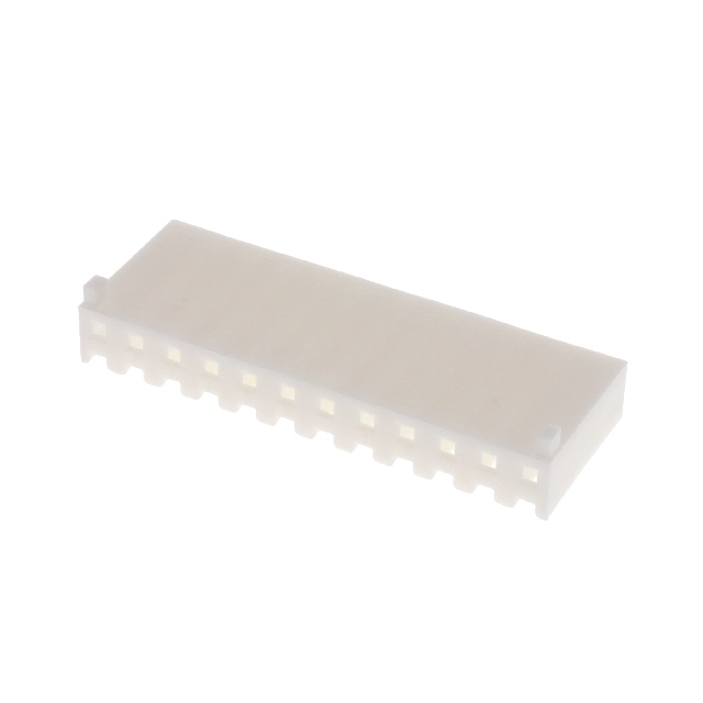 12 Rectangular Connectors - Housings Receptacle Natural 0.156 (3.96mm)