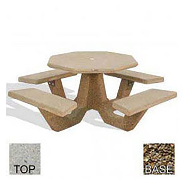 Tan Concrete Standard Table