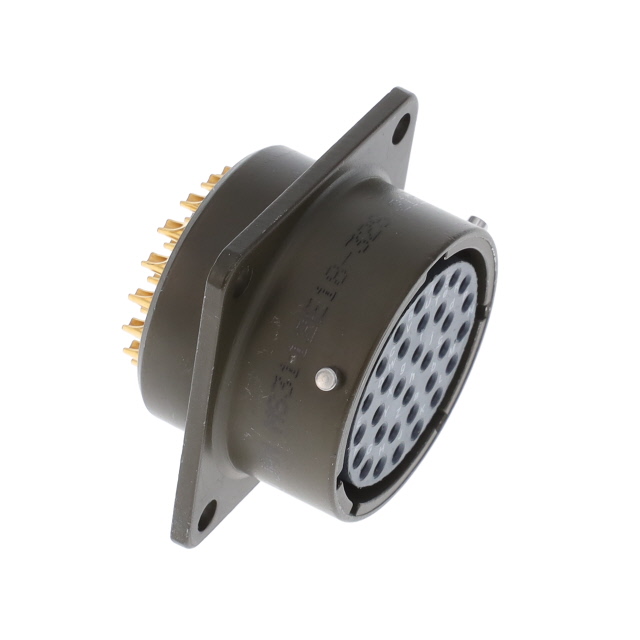 32 Position Circular Connector Receptacle, Female Sockets Solder Cup