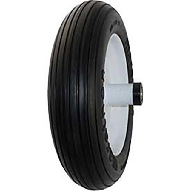 Flat Free Wheelbarrow Tire For Use With Wheelbarrows